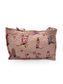 Thunderbird Boots Rose Quilted Tote