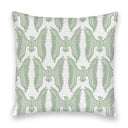 Thunderbird Boots Sage Quilted 20" Pillow