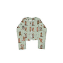 Thunderbird Boots Sage Cropped Quilted Jacket