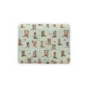 Thunderbird Boots Sage Quilted Pet Bed