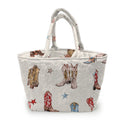 Thunderbird Boots Sand Quilted Handbag