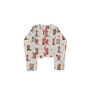 Thunderbird Boots Sand Cropped Quilted Jacket