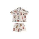 Thunderbird Boots Sand Shorty Pajama Set