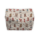 Thunderbird Boots Sand Quilted Makeup Bag
