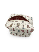 Thunderbird Boots Sand Quilted Makeup Bag