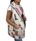 Thunderbird Boots Sand Quilted Ruby Vest