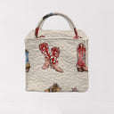 Thunderbird Boots Sand Quilted Handbag