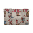 Thunderbird Boots Sand Quilted Tote