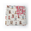 Thunderbird Boots Sand Baby Blanket