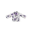 Game Day Purple Thunderbird Boots Youth Quilted Snap Jacket