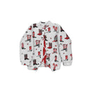 Game Day Red and Black Thunderbird Boots Quilted Bomber Jacket *Web Exclusive*