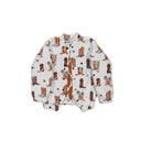 Game Day Orange Thunderbird Boots Quilted Bomber Jacket *Web Exclusive*