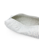 Ticking Stripe Blue Quilted Hot Tools Bag