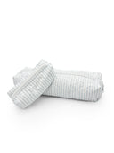 Ticking Stripe Blue Quilted Hot Tools Bag