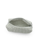 Ticking Stripe Sage Quilted Hot Tools Bag