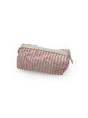 Ticking Stripe Sand/Fuchsia Quilted Hot Tools Bag