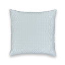 Ticking Stripe Blue Quilted 20" Pillow