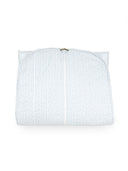 Ticking Stripe Blue Quilted Garment Bag