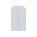 Ticking Stripe Blue Quilted Garment Bag
