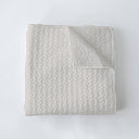 Ticking Stripe Brown Quilt