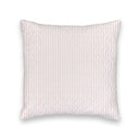 Ticking Stripe Pink Quilted 20" Pillow
