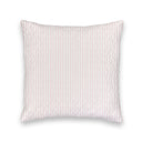 Ticking Stripe Pink Quilted 20" Pillow