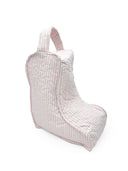 Ticking Stripe Pink Quilted Boot Bag