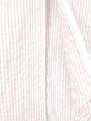 Ticking Stripe Pink Quilted Garment Bag