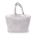 Ticking Stripe Pink Quilted Handbag