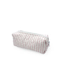 Ticking Stripe Pink Quilted Hot Tools Bag
