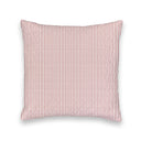 Ticking Stripe Red 20" Quilted Pillow