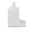 Ticking Stripe Sage Quilted Boot Bag