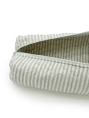 Ticking Stripe Sage Quilted Hot Tools Bag
