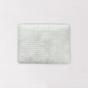 Ticking Stripe Sage Quilted Pet Bed