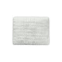 Ticking Stripe Sage Quilted Pet Bed