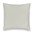 Ticking Stripe Slate Linen 20" Pillow