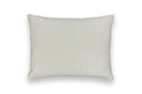 Ticking Stripe Slate Linen Quilt