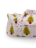 Tinsel Tree Pink Quilted Weekender Duffle Bag