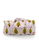Tinsel Tree Pink Quilted Weekender Duffle Bag