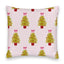Tinsel Tree Pink Quilted 20" Pillow
