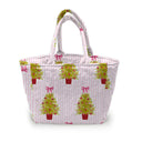 Tinsel Tree Pink Quilted Handbag