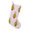 Tinsel Tree Pink Stocking