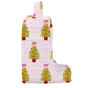 Tinsel Tree Pink Quilted Boot Bag