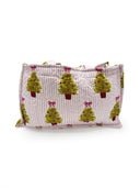Tinsel Tree Pink Quilted Tote