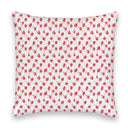 Tinsel Tree Red Quilted 20" Pillow