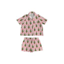 Tinsel Tree Red Shorty Pajama Set