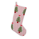 Tinsel Tree Red Stocking