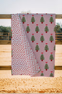 Tinsel Tree Red Quilt