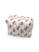 Monkey Icon Quilted Makeup Bag