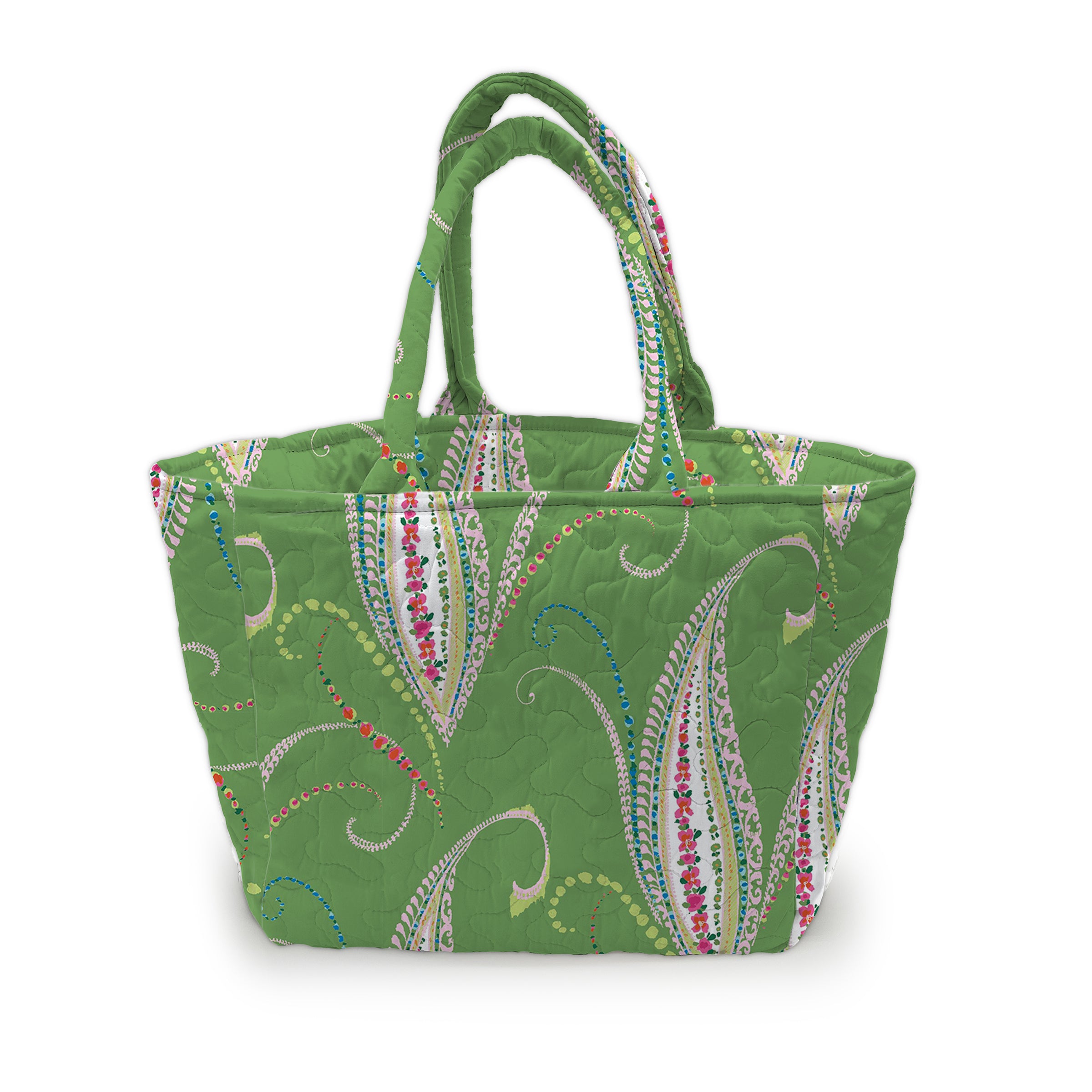 Toulouse Green Quilted Handbag – Ida Mae Home